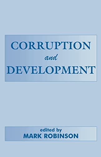 Stock image for Corruption and Development for sale by Blackwell's