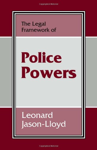 Beispielbild fr The Legal Framework of Police Powers zum Verkauf von Blackwell's