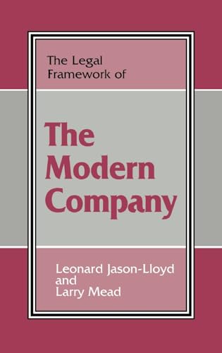Stock image for The Legal Framework of the Modern Company for sale by Blackwell's