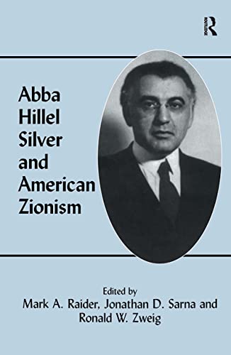 Imagen de archivo de Abba Hillel Silver and American Zionism a la venta por Zubal-Books, Since 1961