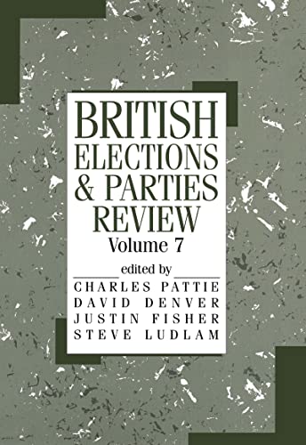 Imagen de archivo de British Elections and Parties Review: v. 7 (Cass Studies in Israeli History, Politics & Society) a la venta por Chiron Media