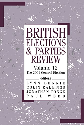 Beispielbild fr British Elections & Parties Review: The 2001 General Election: Vol 12 zum Verkauf von HALCYON BOOKS