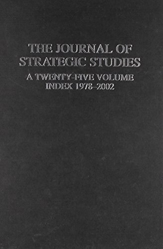 9780714655574: Journal of Strategic Studies: A Twenty-Five Volume Index 1978-2002
