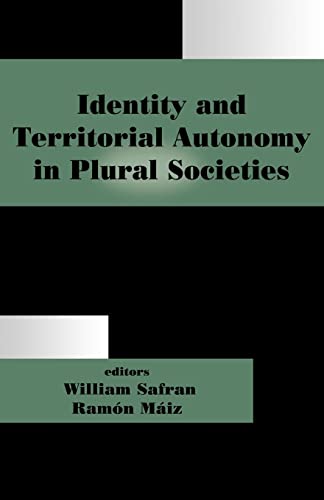 Beispielbild fr Identity and Territorial Autonomy in Plural Societies zum Verkauf von Blackwell's