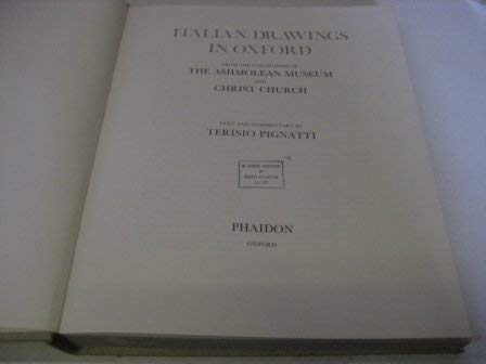 9780714817644: Italian Drawings in Oxford