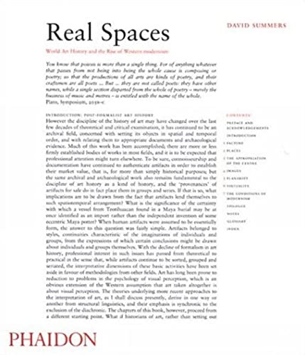 Real Spaces: World Art History and the Rise of Western Modernism