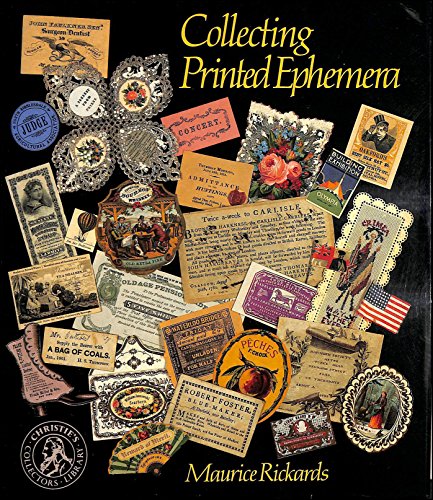 9780714880518: Collecting Printed Ephemera