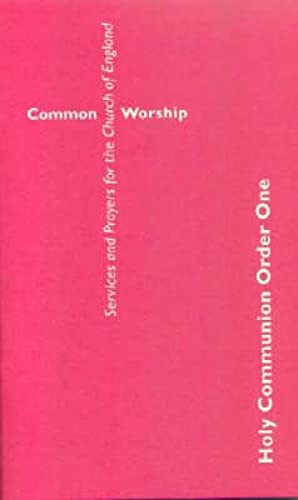 Beispielbild fr Common Worship: Holy Communion Order One Booklet (Large Print Version) zum Verkauf von WorldofBooks