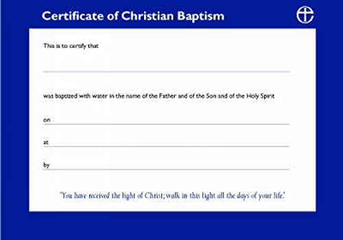 9780715121078: Baptism Certificates