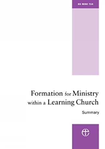 Stock image for Formation for Ministry within a Learning Church - Summary: The Hind Report [Paperback] Archbishops' Council for sale by Lakeside Books