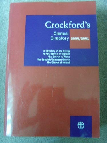 Beispielbild fr Crockford's Clerical Directory 2000-01 zum Verkauf von AwesomeBooks