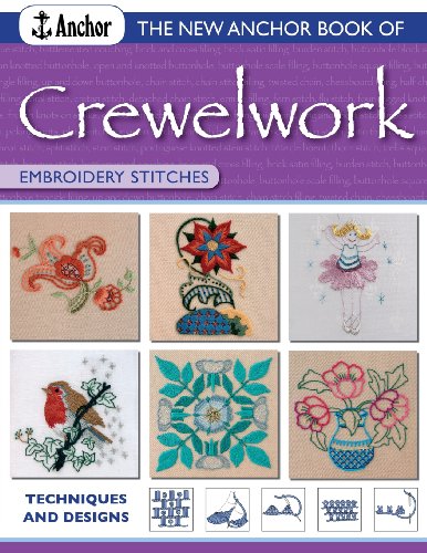 Imagen de archivo de New Anchor Book of Crewelwork Embroidery Stitches a la venta por Book Outpost