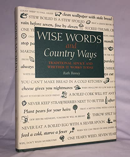 9780715332849: Wise Words and Country Ways for House and Home