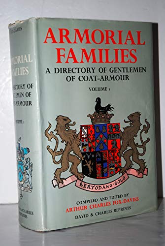 Stock image for Armorial Families: v. 1 for sale by WorldofBooks