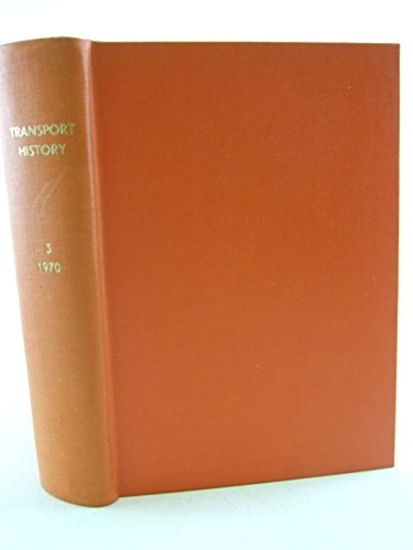 Imagen de archivo de TRANSPORT HISTORY: VOL. 3. a la venta por Cambridge Rare Books