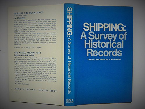 Beispielbild fr Shipping: A Survey of Historical Records zum Verkauf von Chapter 1