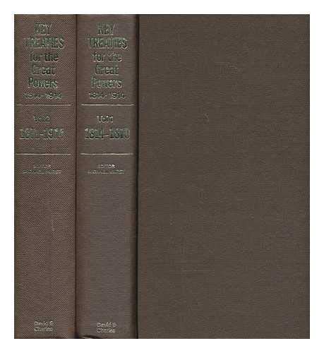 Beispielbild fr Key Treaties for the Great Powers: Volume 1 1814-1870 zum Verkauf von Bernhard Kiewel Rare Books