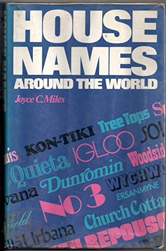 Imagen de archivo de House Names Around the World a la venta por The London Bookworm