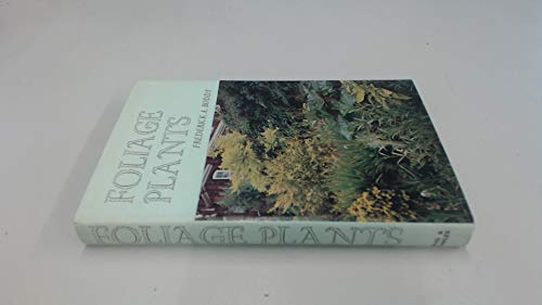 Beispielbild fr FOLIAGE PLANTS. zum Verkauf von Cambridge Rare Books