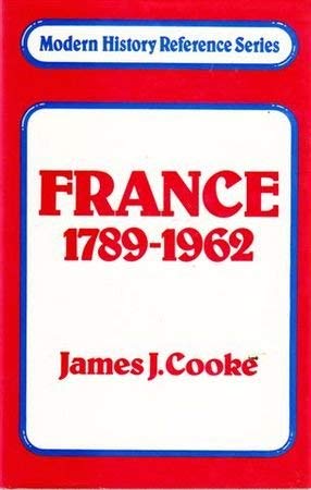 Beispielbild fr FRANCE 1789-1962. zum Verkauf von Cambridge Rare Books
