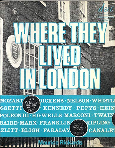 9780715366172: Where They Lived in London