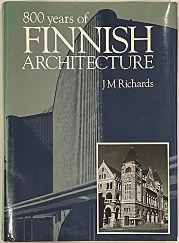 Beispielbild fr 800 Years of Finnish Architeture zum Verkauf von Antikvariat Valentinska