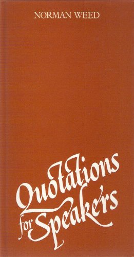 9780715381113: Quotations for Speakers
