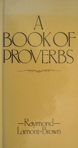 Beispielbild fr Book of Proverbs zum Verkauf von Cambridge Rare Books