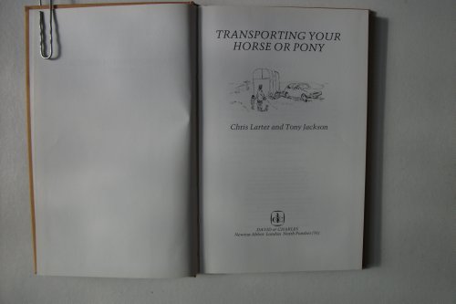 Transporting Your Horse or Pony