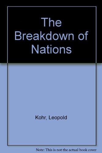 9780715401071: The Breakdown of Nations