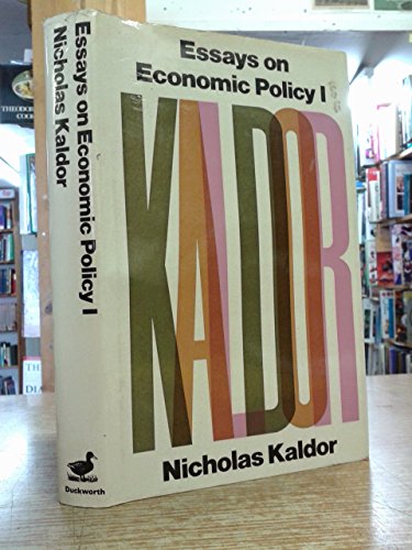 9780715601136: Essays on Economic Policy: v. 1