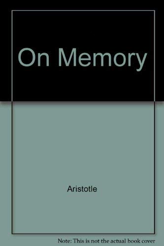 Stock image for On Memory for sale by Dunaway Books