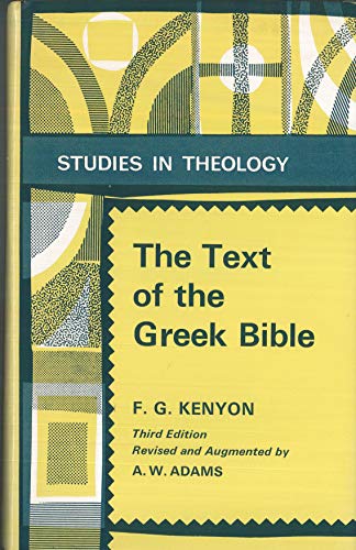 9780715606414: The Text of the Greek Bible