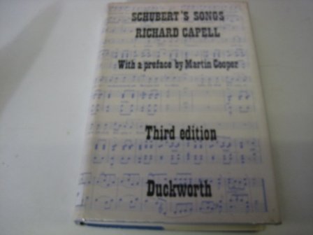 Stock image for Schubert's Songs for sale by Anybook.com