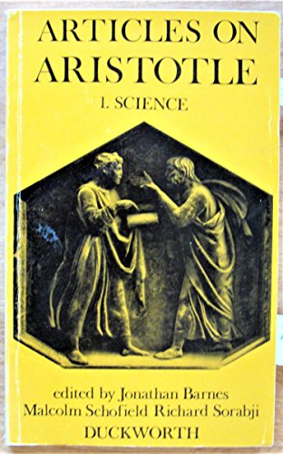 Imagen de archivo de Articles on Aristotle a la venta por Better World Books