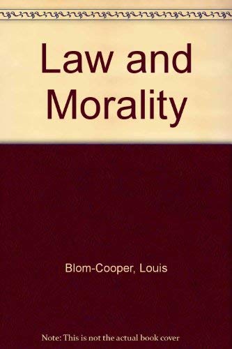 Beispielbild fr Law and morality zum Verkauf von Bookmans
