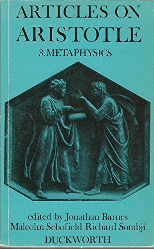 9780715609002: Metaphysics (v. 3) (Articles on Aristotle)