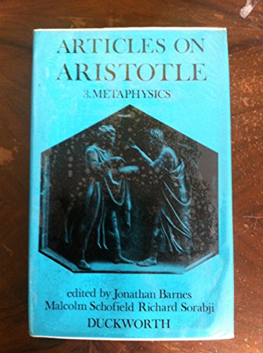 Stock image for Articles on Aristotle for sale by Better World Books Ltd
