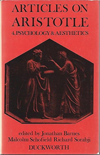 Imagen de archivo de Articles on Aristotle, IV:Psychology and aethetics. a la venta por FIRENZELIBRI SRL