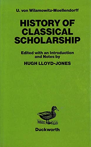 9780715609767: History of Classical Scholarship