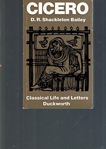Beispielbild fr Classical Life and Letters: Cicero zum Verkauf von Anybook.com