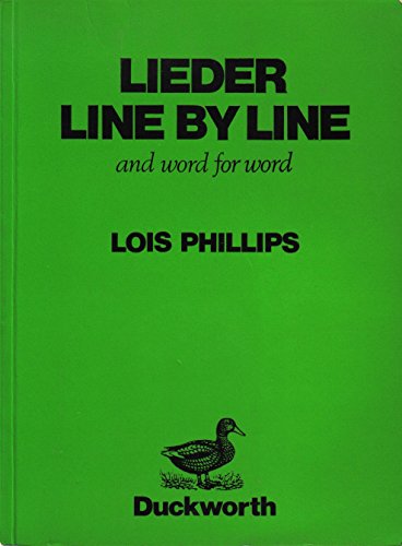 Stock image for Lieder Line by Line: and word for word. for sale by Travis & Emery Music Bookshop ABA