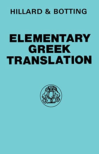 Stock image for Elementary Greek Translation for sale by Windows Booksellers
