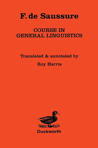 Stock image for Course in General Linguistics for sale by Better World Books