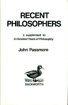 Beispielbild fr Recent Philosophers zum Verkauf von Better World Books