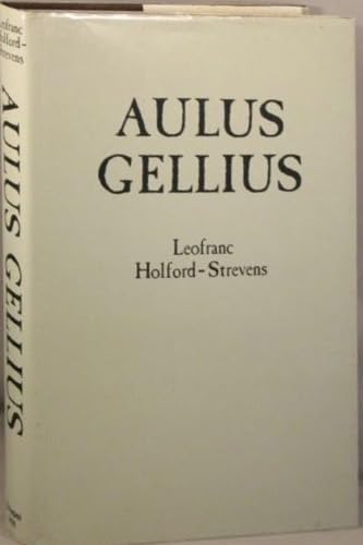 Beispielbild fr Aulus Gellius zum Verkauf von Anybook.com