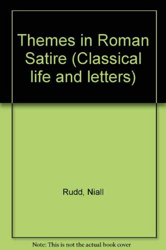 Beispielbild fr Themes in Roman Satire (Classical life and letters) zum Verkauf von Prior Books Ltd