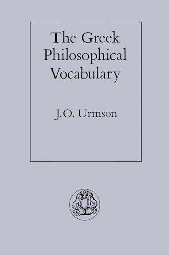 9780715623350: The Greek Philosophical Vocabulary