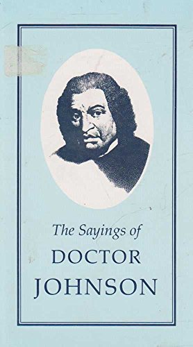 Beispielbild fr The Sayings of Samuel Johnson (Duckworth Sayings Series) zum Verkauf von WorldofBooks