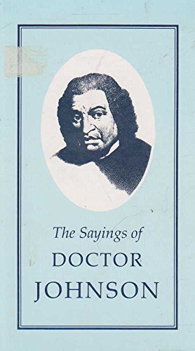 Stock image for The Sayings of Samuel Johnson (Duckworth Sayings Series) for sale by WorldofBooks